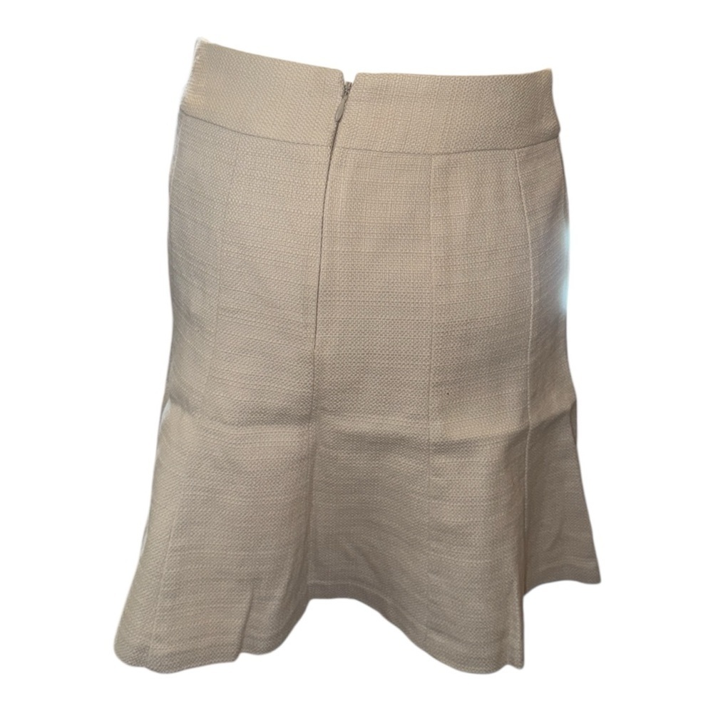 Banana Republic Cream Ruffled Trumpet Skirt - Picture 3 of 5